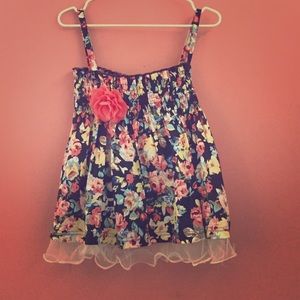Designer Boutique KaCaKid Girls Floral Tank ~3-4T~
