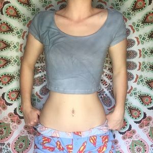 tie dye crop top