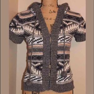 Anthropologie Cardigan Hoodie