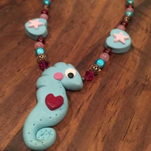 Child's seahorse necklace