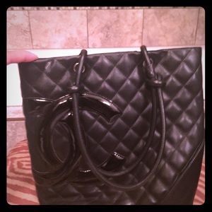 Chanel Black Cambon Tote