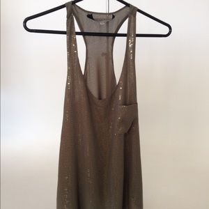 Sequined Sleeveless Top