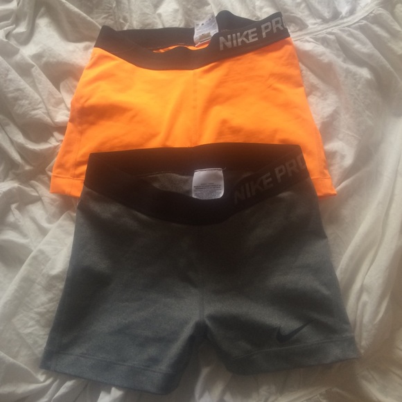 2 nike pro spandex shorts