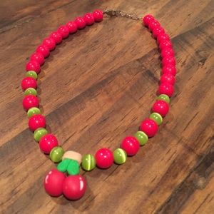 Child's cherry necklace