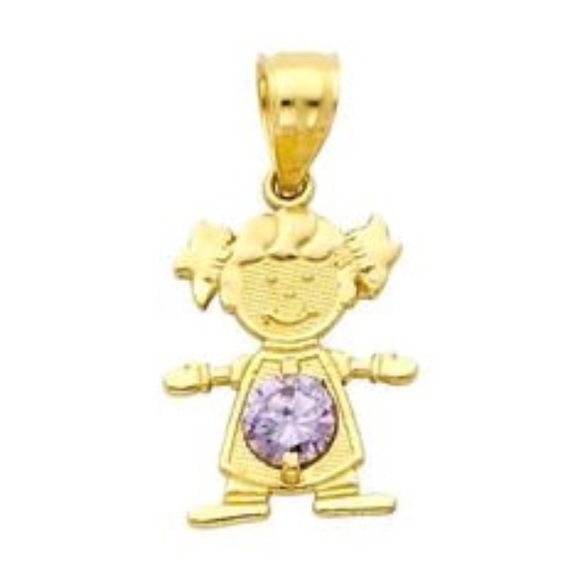 14k Yellow Gold Little Boy or Girl Pendant 14k Yellow Gold Little Boy or Girl Pendant