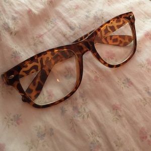 Cheetah Print Glasses