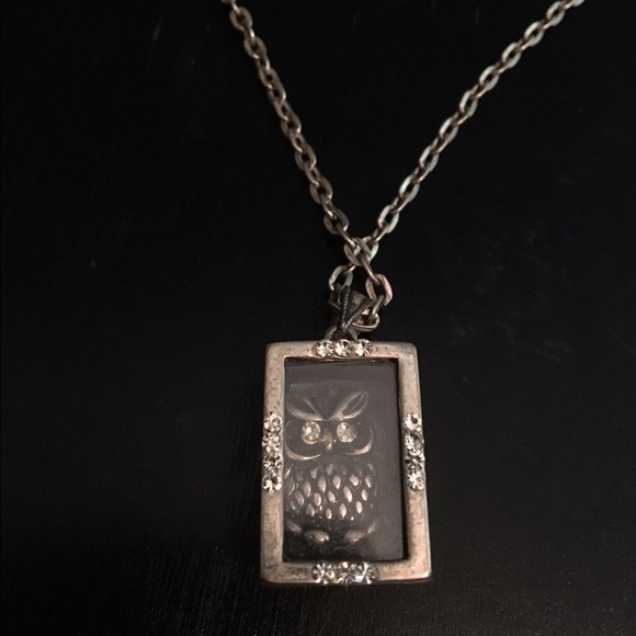 Box Owl Necklace