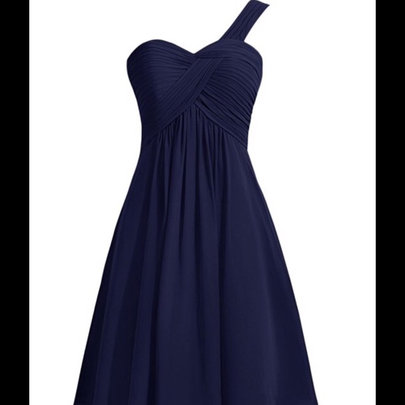 *Price Firm* NWT Short Blue Dress