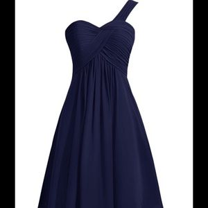 *Price Firm* NWT Short Blue Dress