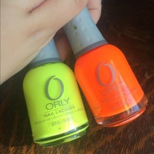 Orly neon nail polishes
