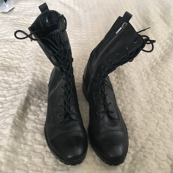 Dolce Vita lace up/zip boots NWOT