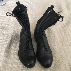 Dolce Vita lace up/zip boots NWOT