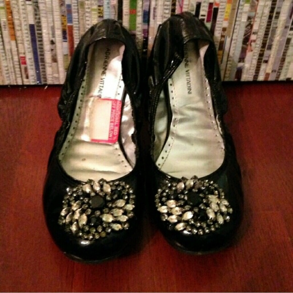 Beautiful black flat shoes