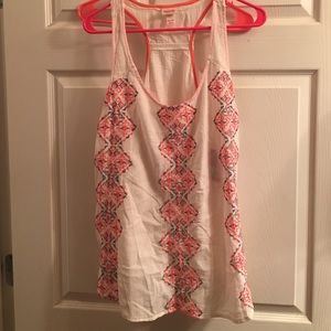 NWT boho chic gauzy tank top