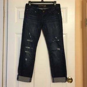 Express ripped jeans