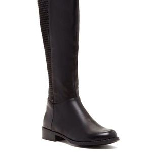 Boots black knee high