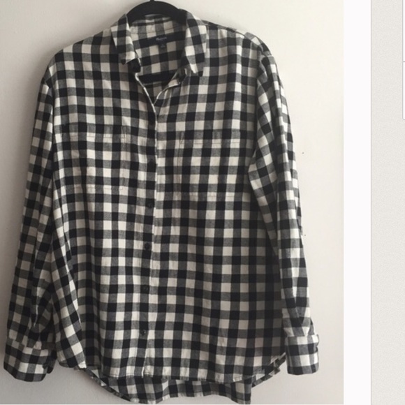 Madewell Oversize Buffalo Check Flannel Shirt
