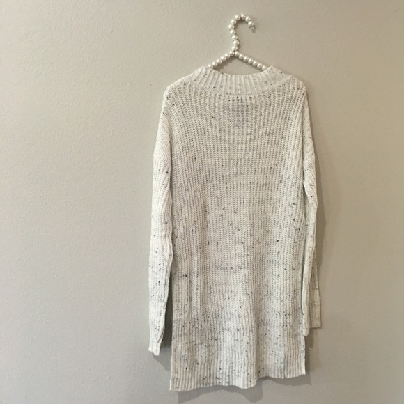 Elan Marled Side Slit High Low Sweater - Picture 4 of 4