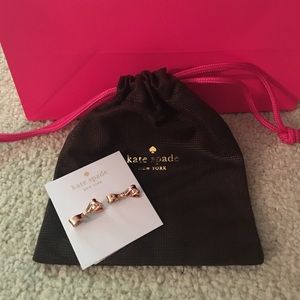 Kate Spade Bow Earrings! Brand New & Never Worn!