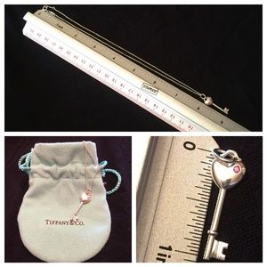 ⚜ON HOLD⚜ Tiffany & Co. Pink Sapphire Key Necklace