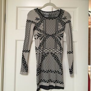 Free People Long Sleeve Body Con Dress