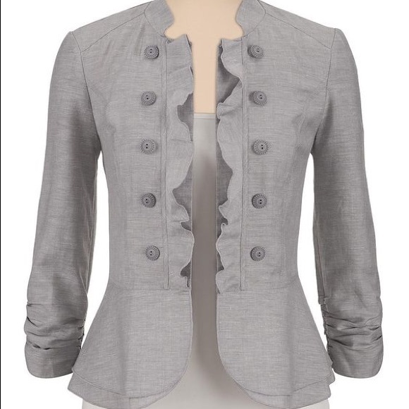 1 Hour Sale 🎉🎉 Maurices Gray Linen Blazer Size L