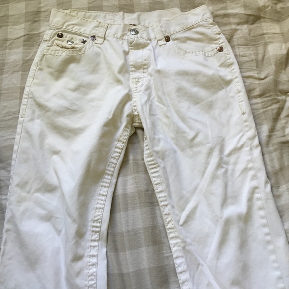 White true religion jeans