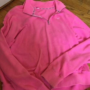 Pink Quarter Zip