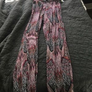 Fun patterned flowy pants!