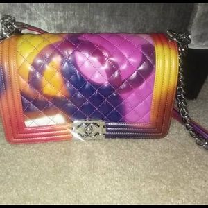 tie dye chanel bag