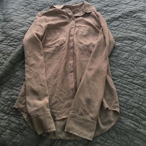 Long sleeve, light brown, Guess dress shirt