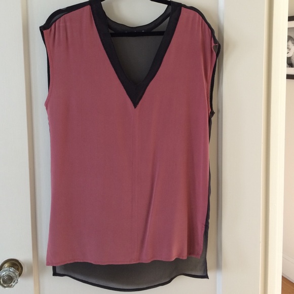 Gypsy 05 silk tunic with sheer back