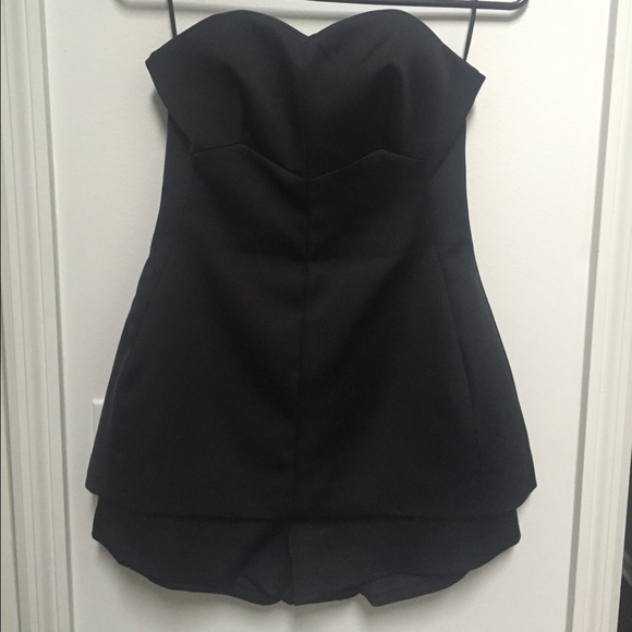 Keepsake
True Awakening Satin Strapless Romper
