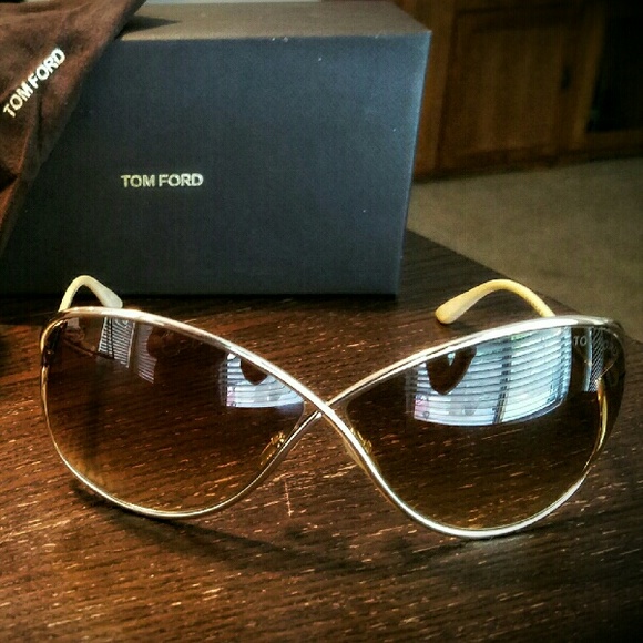TOM FORD "Miranda" Sunglasses (Rose Gold)