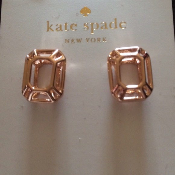 Kate Spade Rose Gold Earrings - Picture 3 of 4