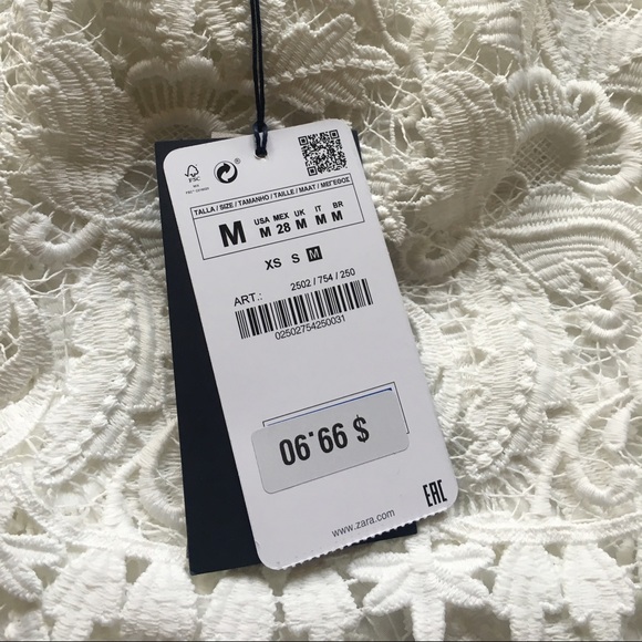 Beautiful Zara lace off the shoulder dress. - Picture 3 of 3