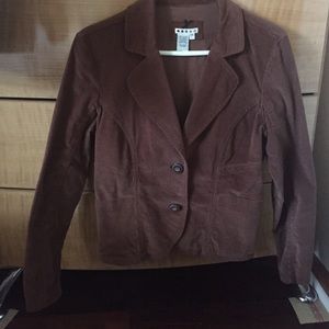 Short brown Corduroy blazer
