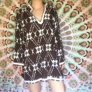 Traditional Indian long sleeve blouse / dress