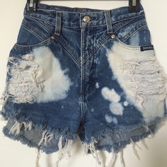 Vintage 'Rockies' high wasted cut offs
