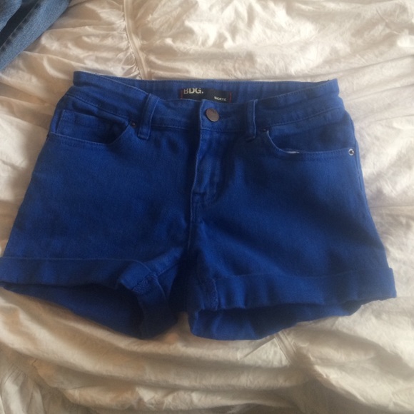 Urban outfitters blue mid rise shorts