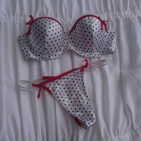 Polka Dot Bra & Thong