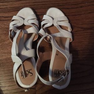 Cute white wedges