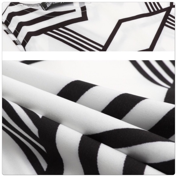 🎉HP🎉 Geometric Pattern Short Dress - Picture 3 of 4