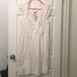 BCBG maxazria white dress