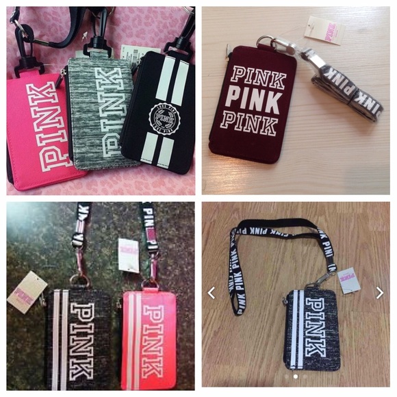 !ISO! VS PINK LANYARD + ID HOLDER
