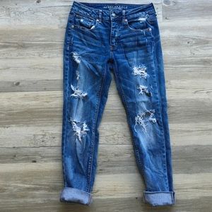 American eagle tom girl jeans