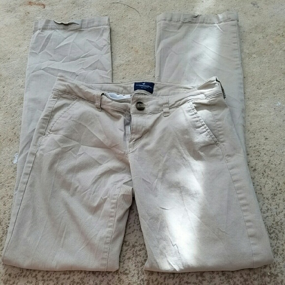 American eagle khaki kick boot