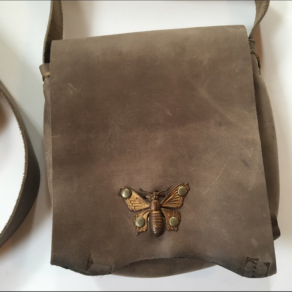 Boutique Sueded Leather Crossbody - Picture 2 of 4