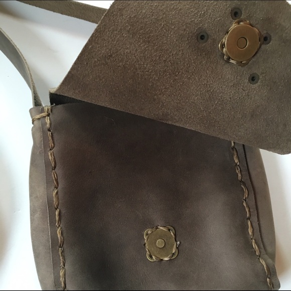 Boutique Sueded Leather Crossbody - Picture 3 of 4
