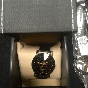 New watch in leather box